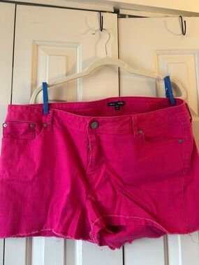 Gap Hot Pink Denim Shorts